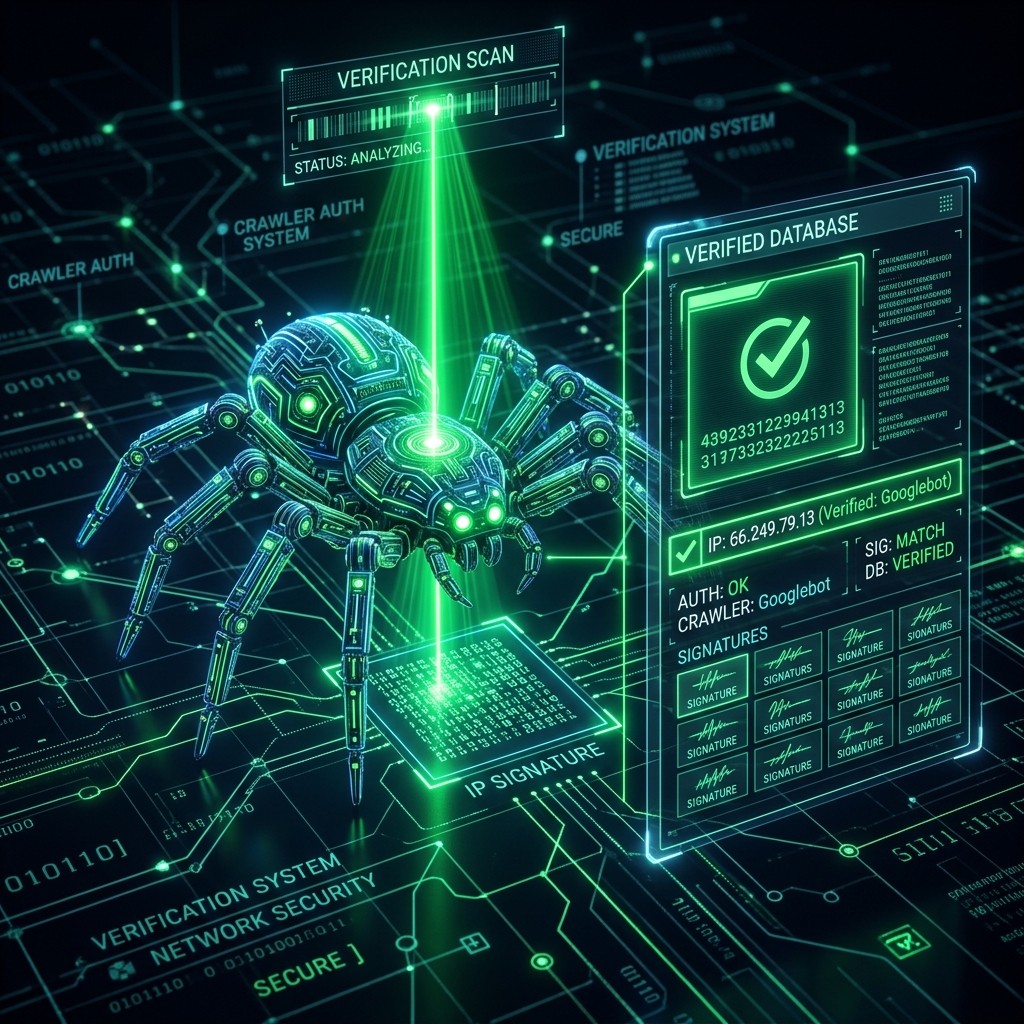 Search engine verification abstract visualization