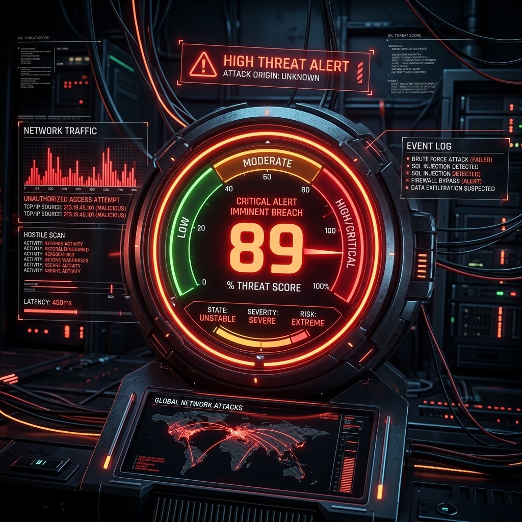Unified Threat Score Dashboard