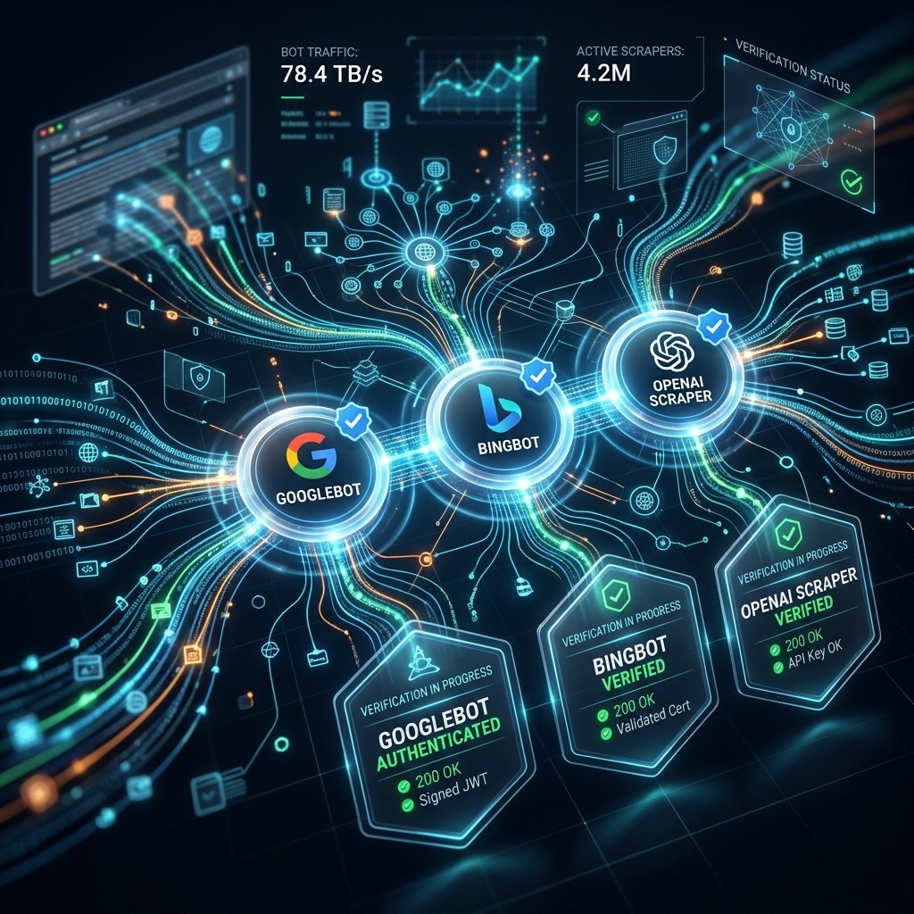 Search engine verification abstract visualization